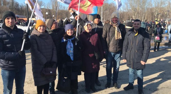 Липецкие журналисты приняли участие в митинге – концерте «Крымская весна-2022»